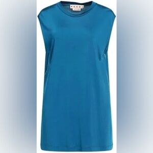 NWT Marni Fluid Jersey Sleeveless Top or Dress Blue 42